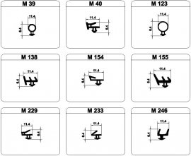 Guarnições EPDM - Linha PVC